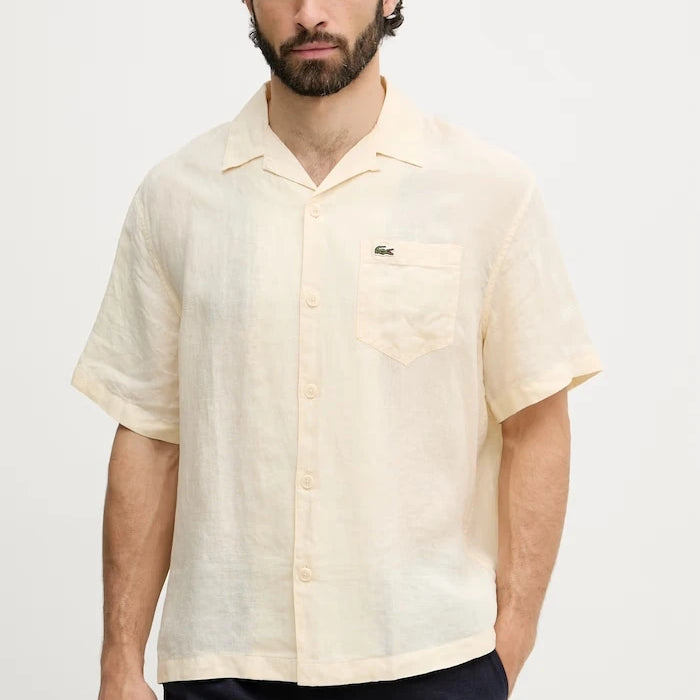 Lacoste риза мъжка от лен