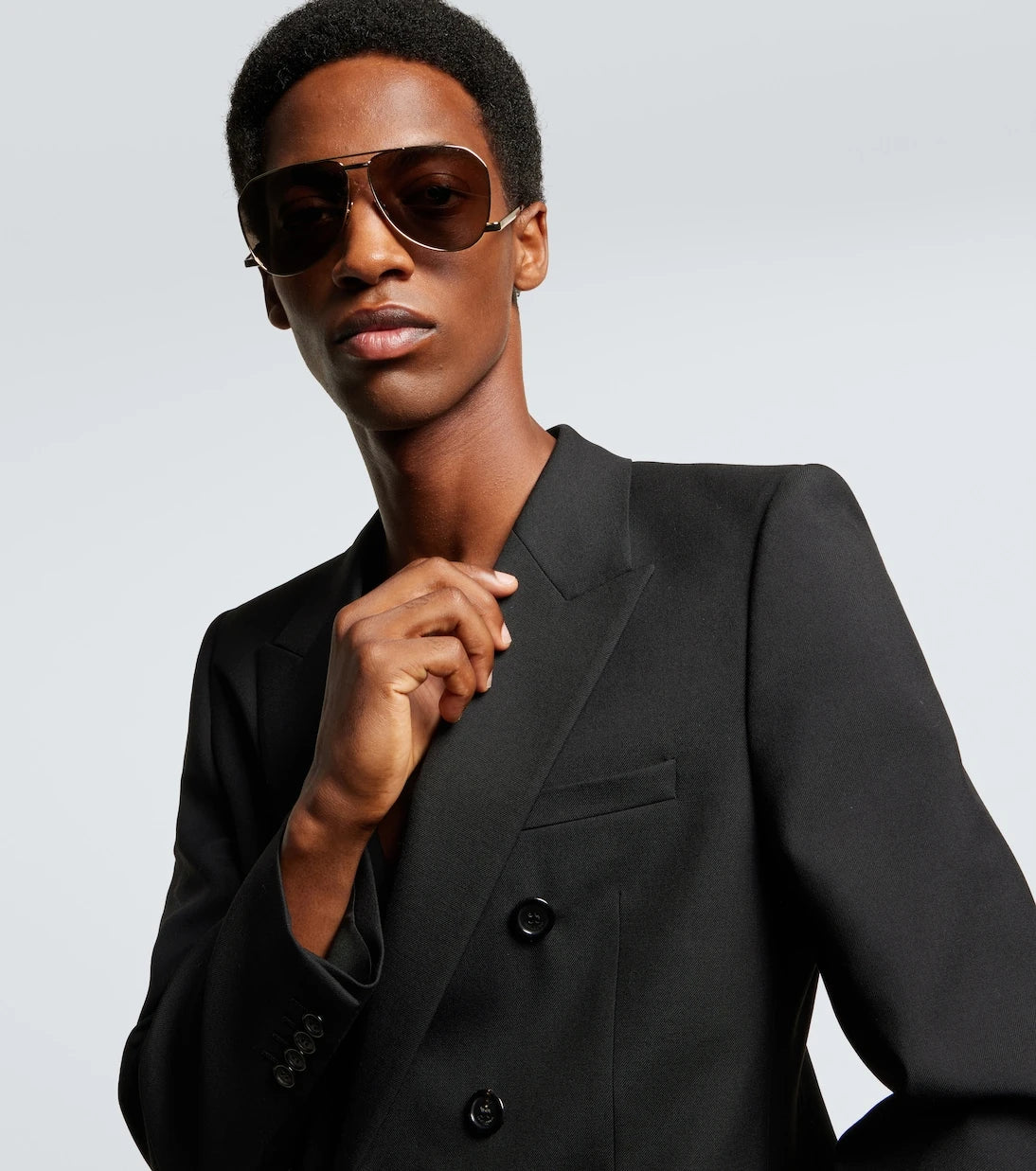 Saint Laurent - SL 690 aviator sunglasses