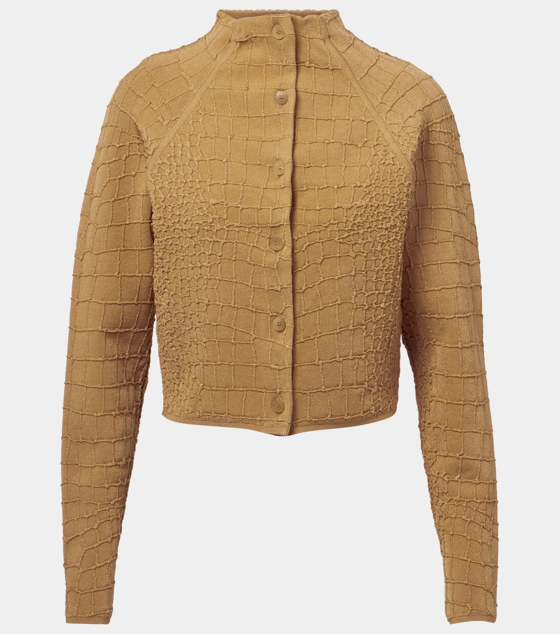 Jacquemus - Scala croc-effect cardigan