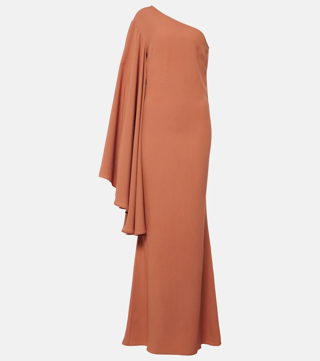 Taller Marmo - Sifnos one-shoulder crêpe cady gown
