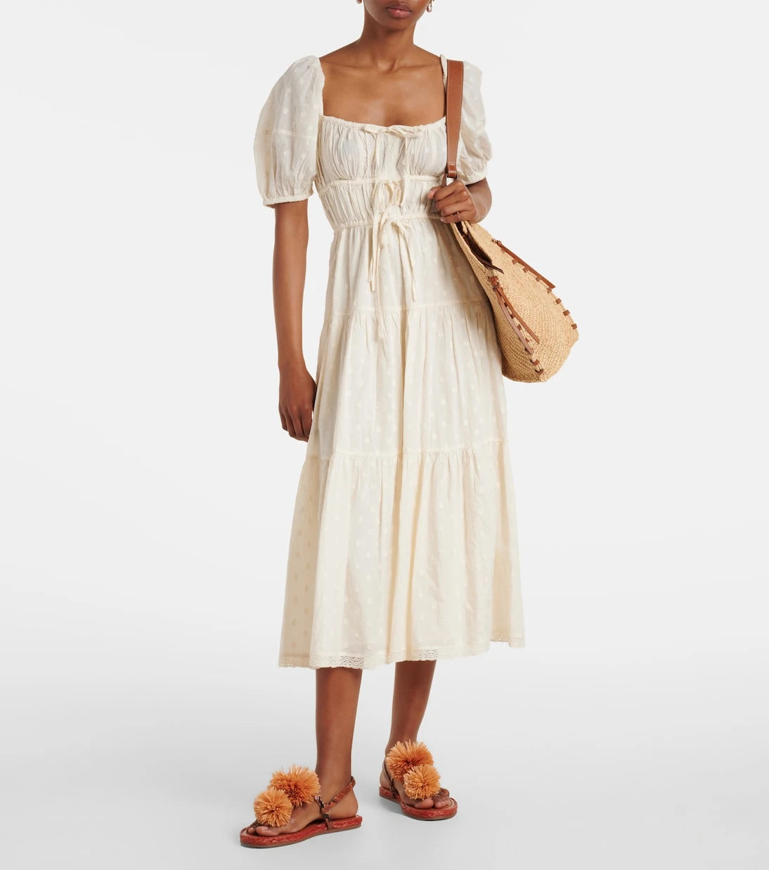 Ulla Johnson - Ingrid leather-trimmed espadrilles