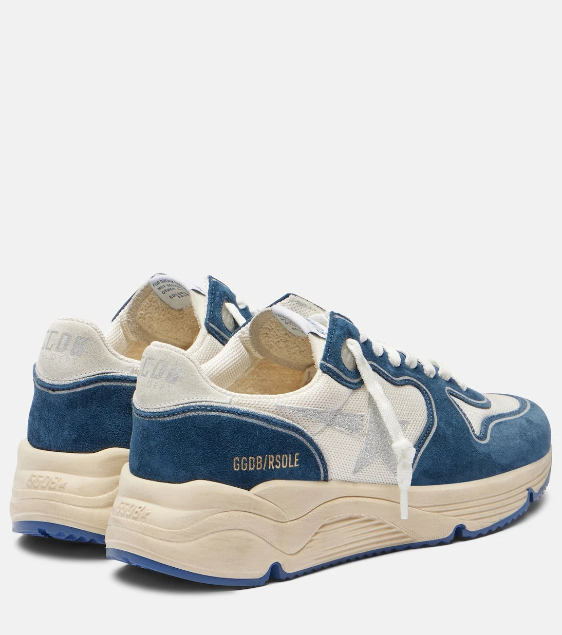 Golden Goose - Running Sole suede-trimmed sneakers