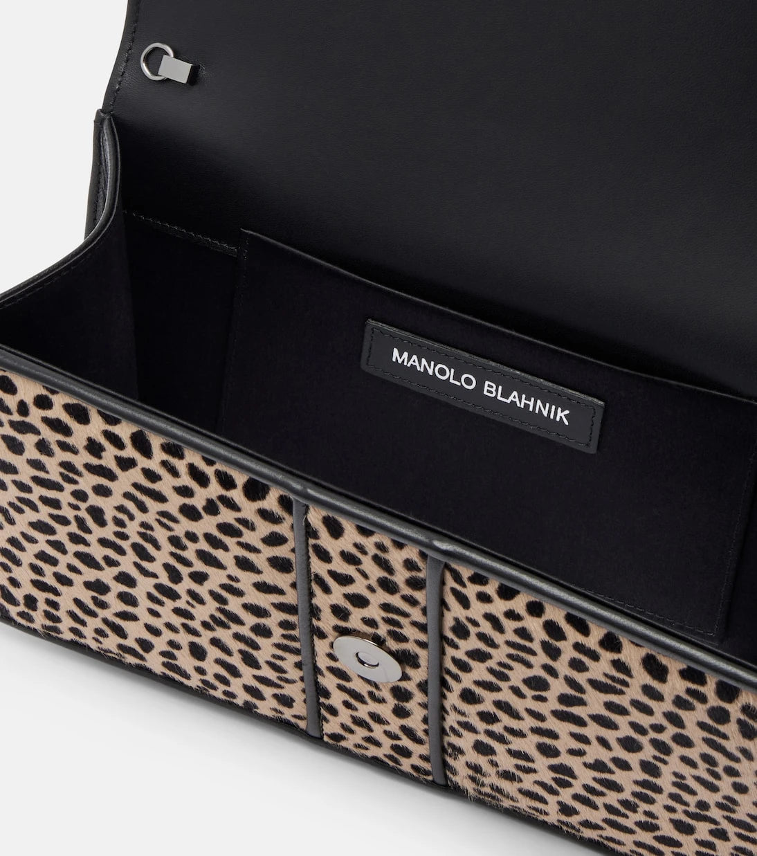 Manolo Blahnik - Capri embellished calf hair clutch