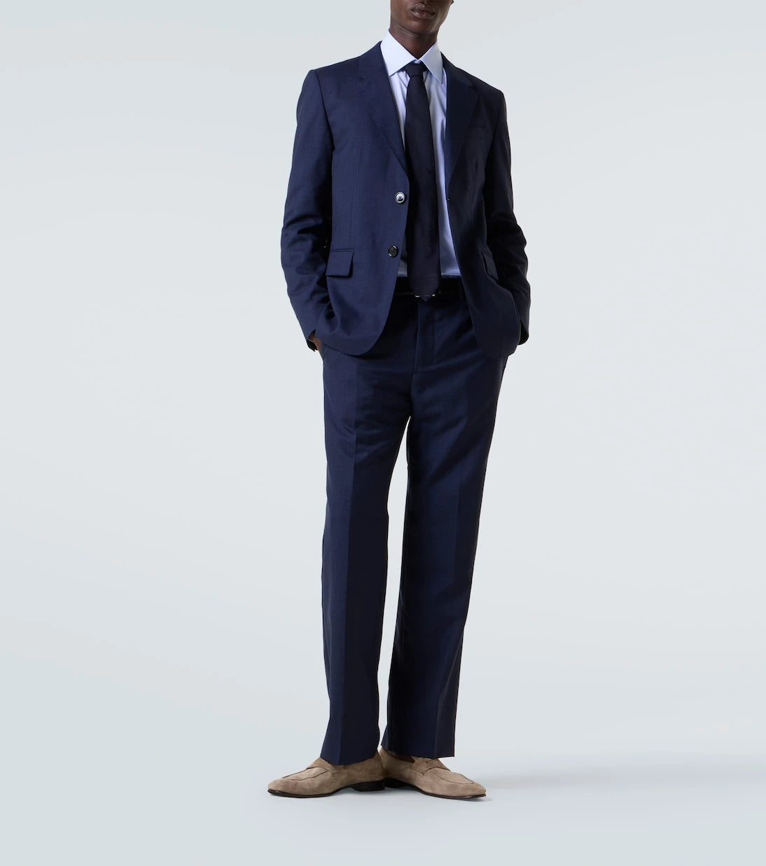 Zegna - قميص قطني مخطط