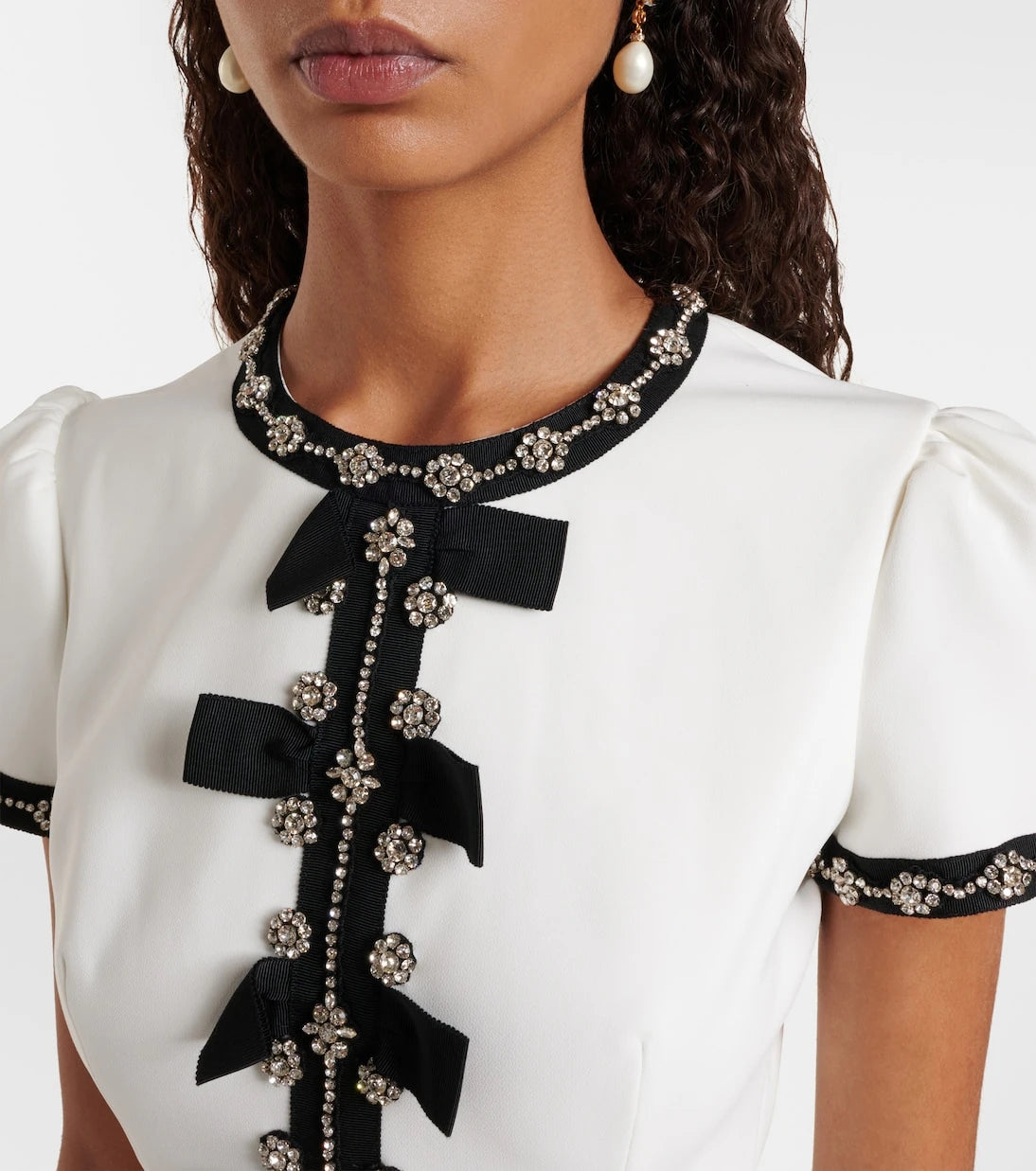 Jenny Packham - Bisou crystal-embellished midi dress