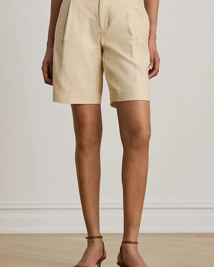 Lauren Ralph Lauren kadın keten şort