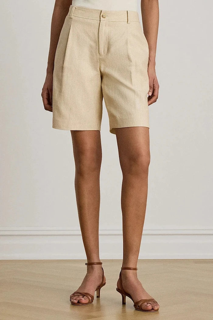 Lauren Ralph Lauren kadın keten şort