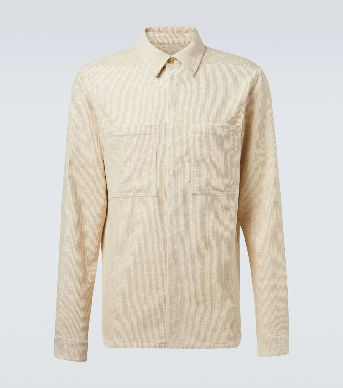 Rick Owens - Cotton and linen corduroy overshirt