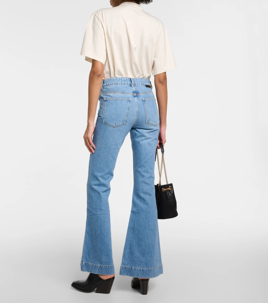 Stella McCartney - High-rise flared jeans