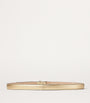 Jimmy Choo Gold Helina Mini Leather Belt