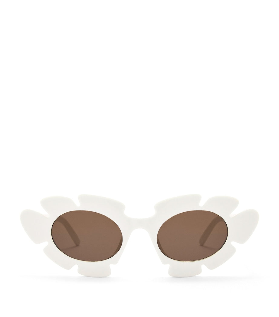 LOEWE White x Paula's Ibiza Flower Sunglasses
