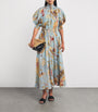 Silk Palm Ascension Maxi Dress