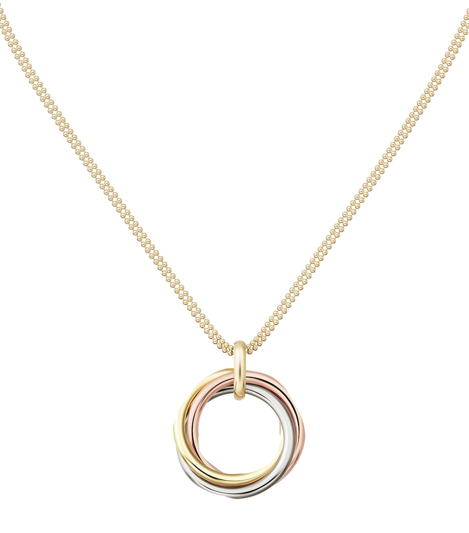 Medium Mixed Gold Trinity Necklace