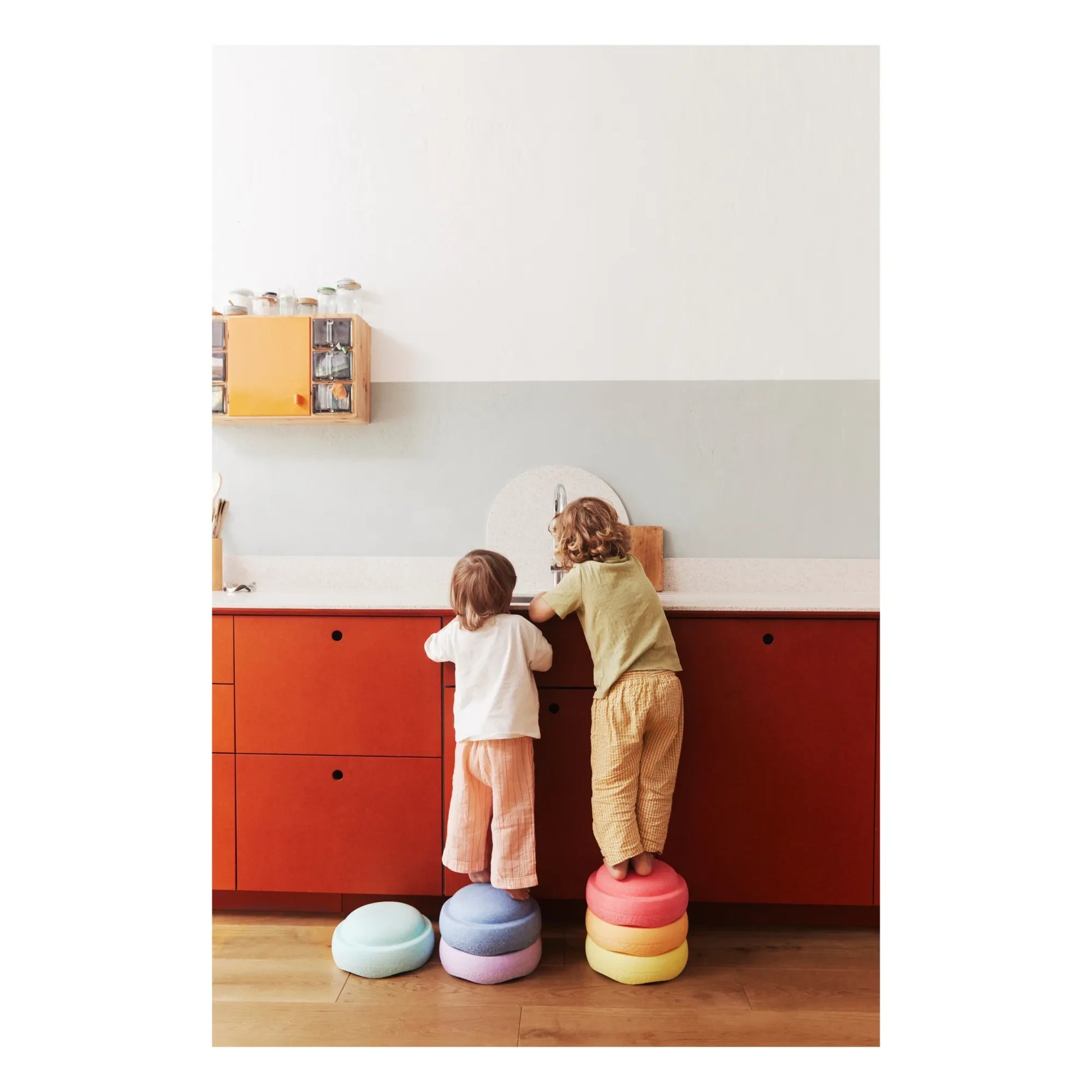 Stapelstein - Original rainbow | Pastel