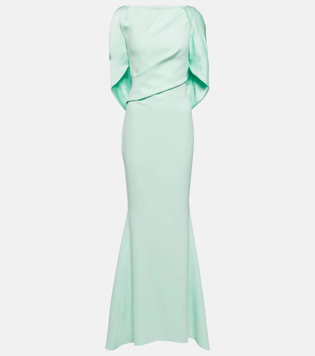 Safiyaa - Caped crêpe gown