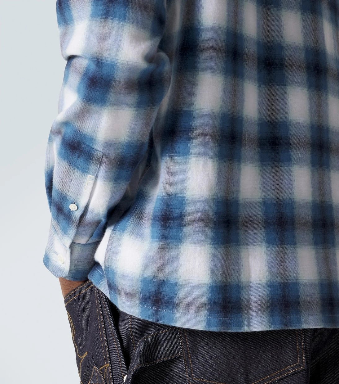 JW Anderson - Checked cotton flannel shirt