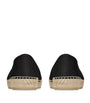Saint Laurent Black Leather Espadrilles