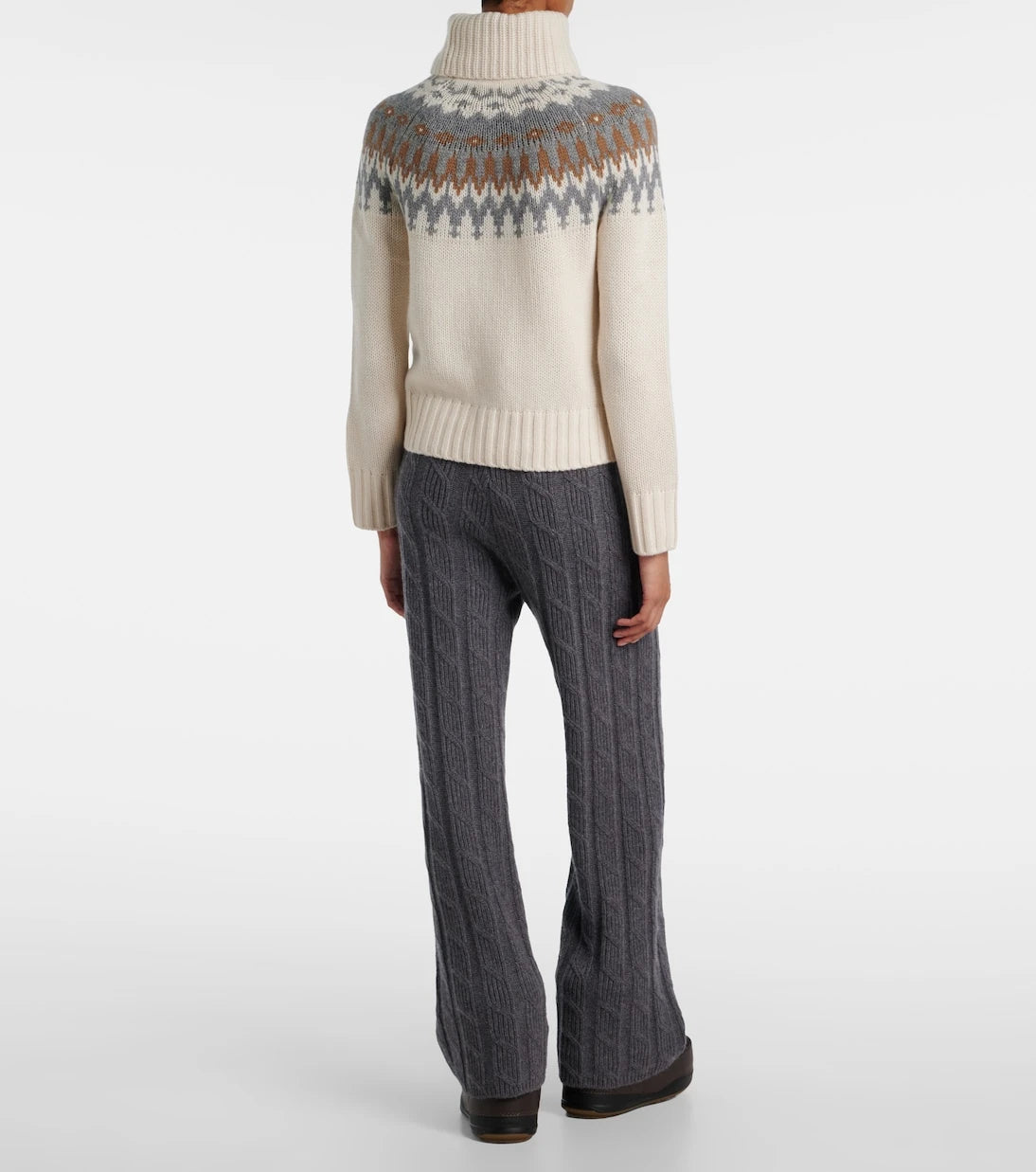 Bogner - Ingrid jacquard cashmere turtleneck sweater