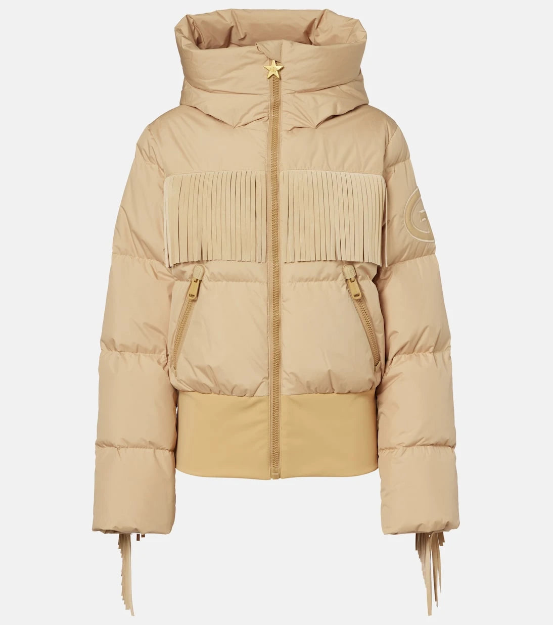 Goldbergh - Marna fringed down ski jacket