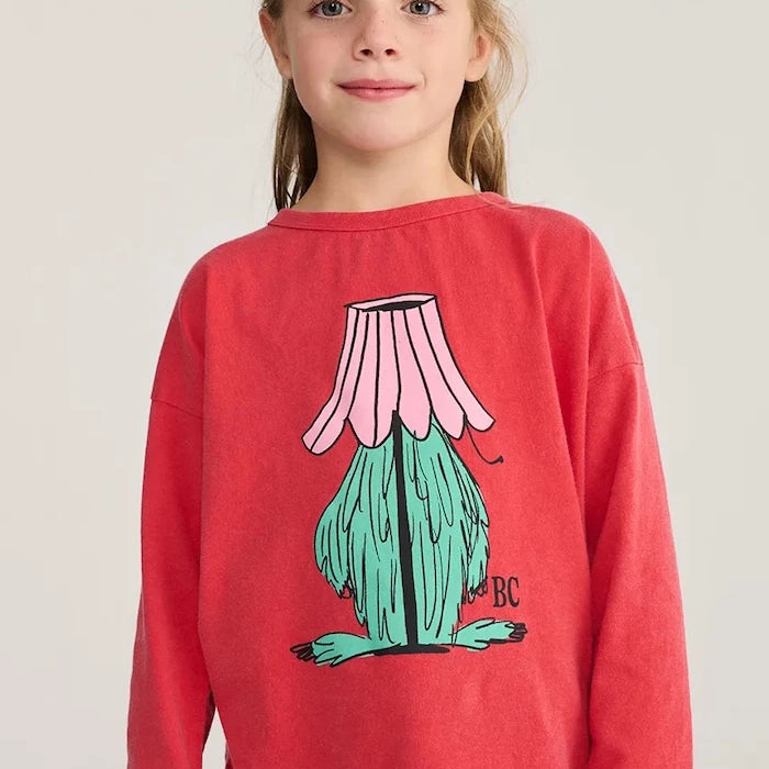 Bobo Choses Çocuklar için Pamuklu Uzun Kollu Bluz Hidden Monster