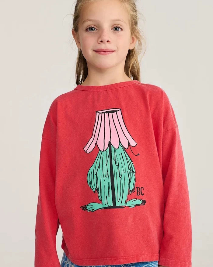 Bobo Choses Çocuklar için Pamuklu Uzun Kollu Bluz Hidden Monster