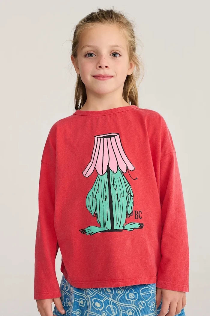 Bobo Choses Çocuklar için Pamuklu Uzun Kollu Bluz Hidden Monster