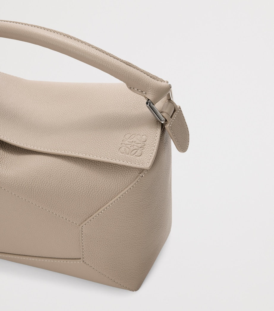 LOEWE Medium Leather Puzzle Edge Top-Handle Bag
