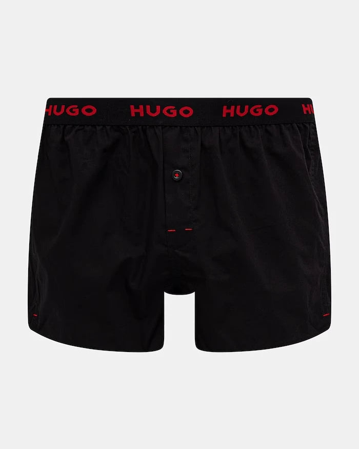 HUGO erkek pamuklu rahat boxer WOVEN BOXER TRIPLET 3'lü
