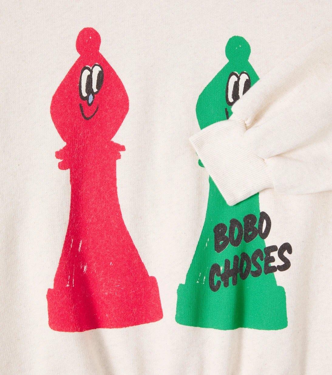 Bobo Choses - Checkmate cotton sweatshirt