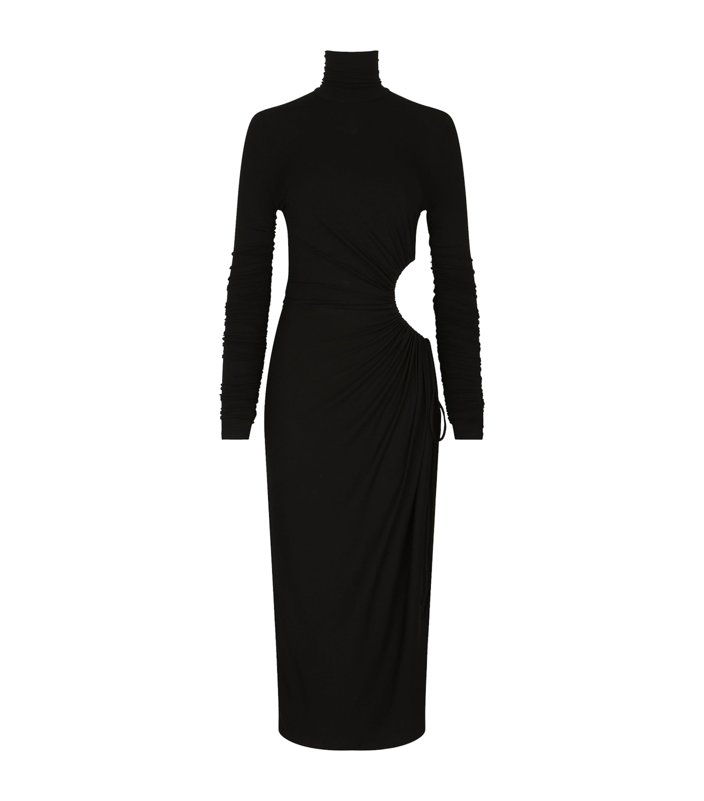 Dolce & Gabbana Multi Rollneck Cut-Out Dress