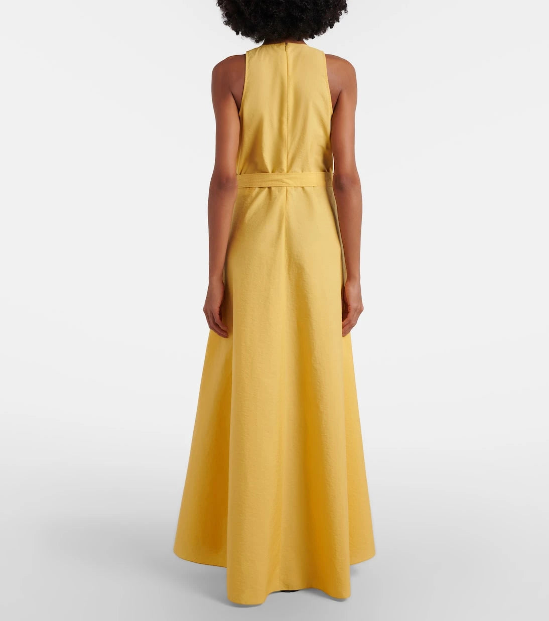 Brunello Cucinelli - Belted cotton-blend maxi dress