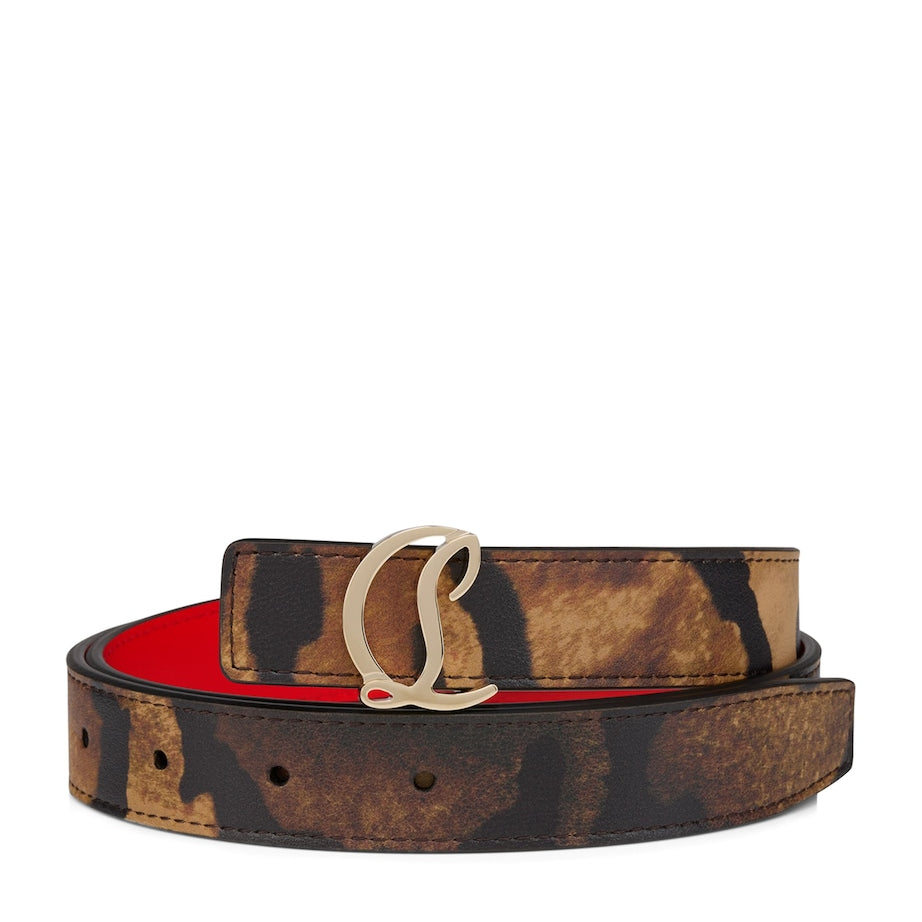 Brown Loubi54 Leather Reversible Belt