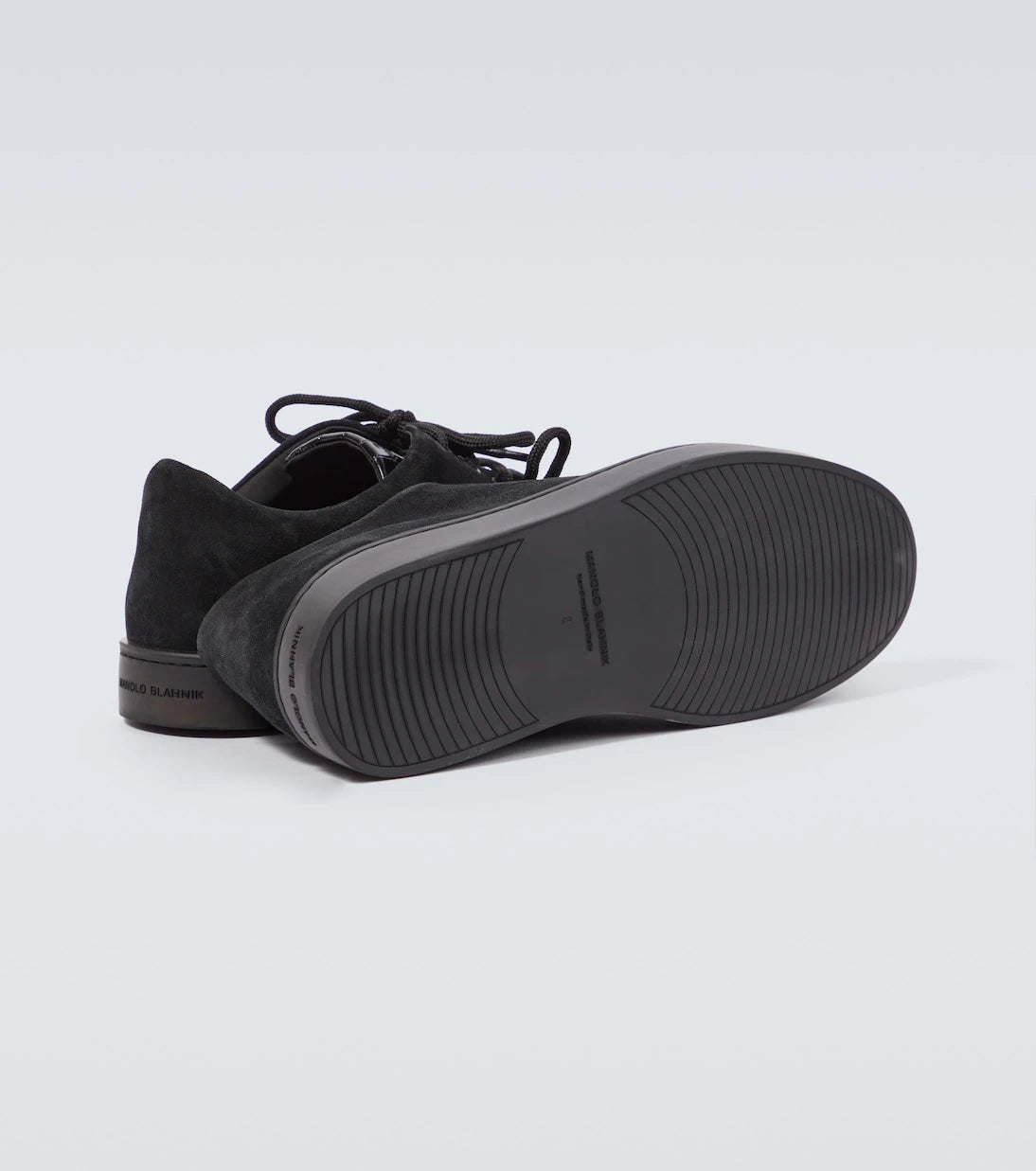 Manolo Blahnik - Semanado leather sneakers