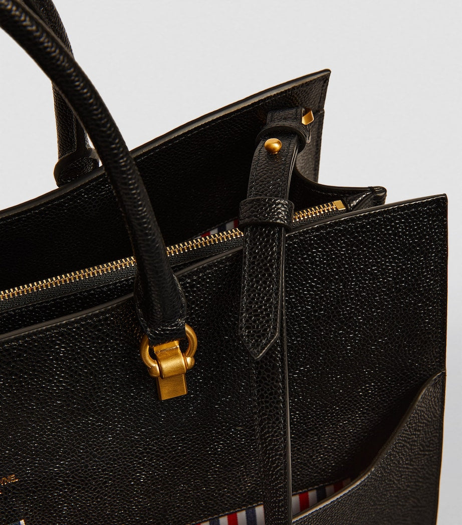 Large Leather Duet Tote Bag