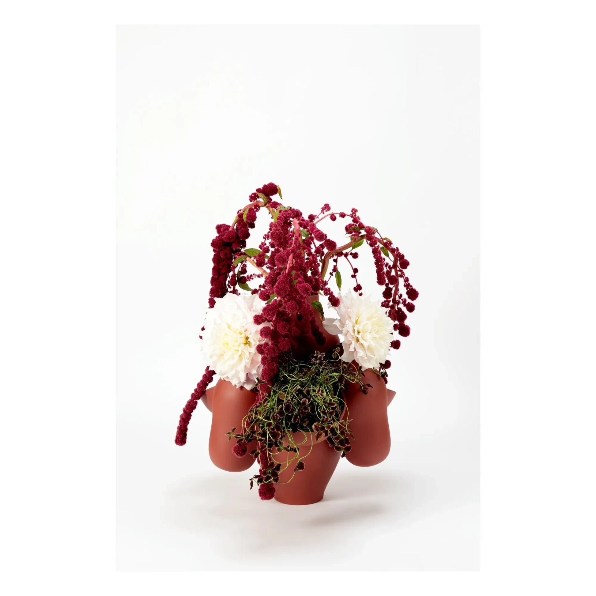 Moustache - Allpa ceramic vase, Jean-Baptiste Fastrez | Terracotta