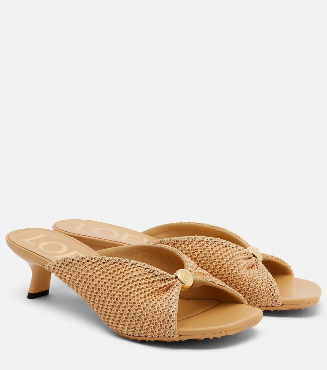 Loewe - Paula's Ibiza Pebble Soft mules