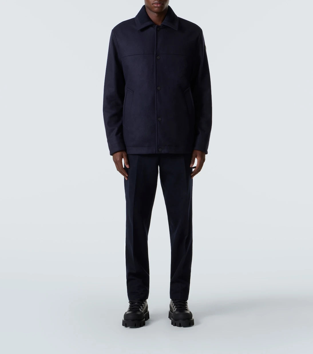 Moncler - Emilion wool-blend down jacket