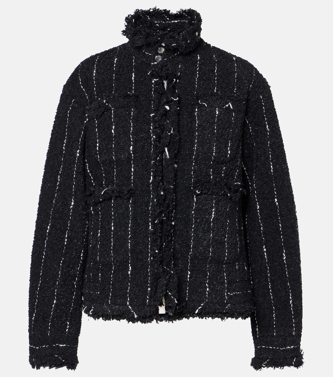 Sacai - Striped tweed jacket