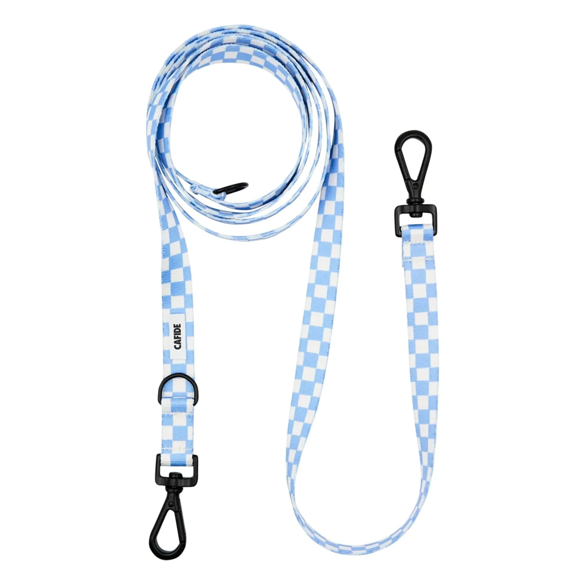 Cafide - Juno 3-position dog leash | Light blue