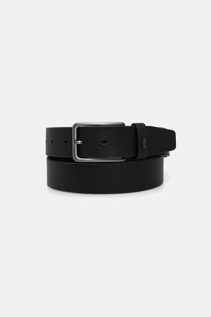 BOSS колан мъжки от кожа Logo_Sz35