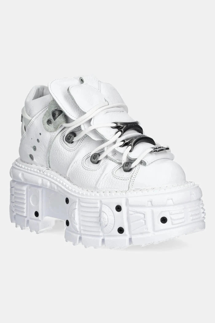 New Rock NAPA BLANCA + IMPERFECT TANK BLANCO TORNILLOS Deri Sneakers