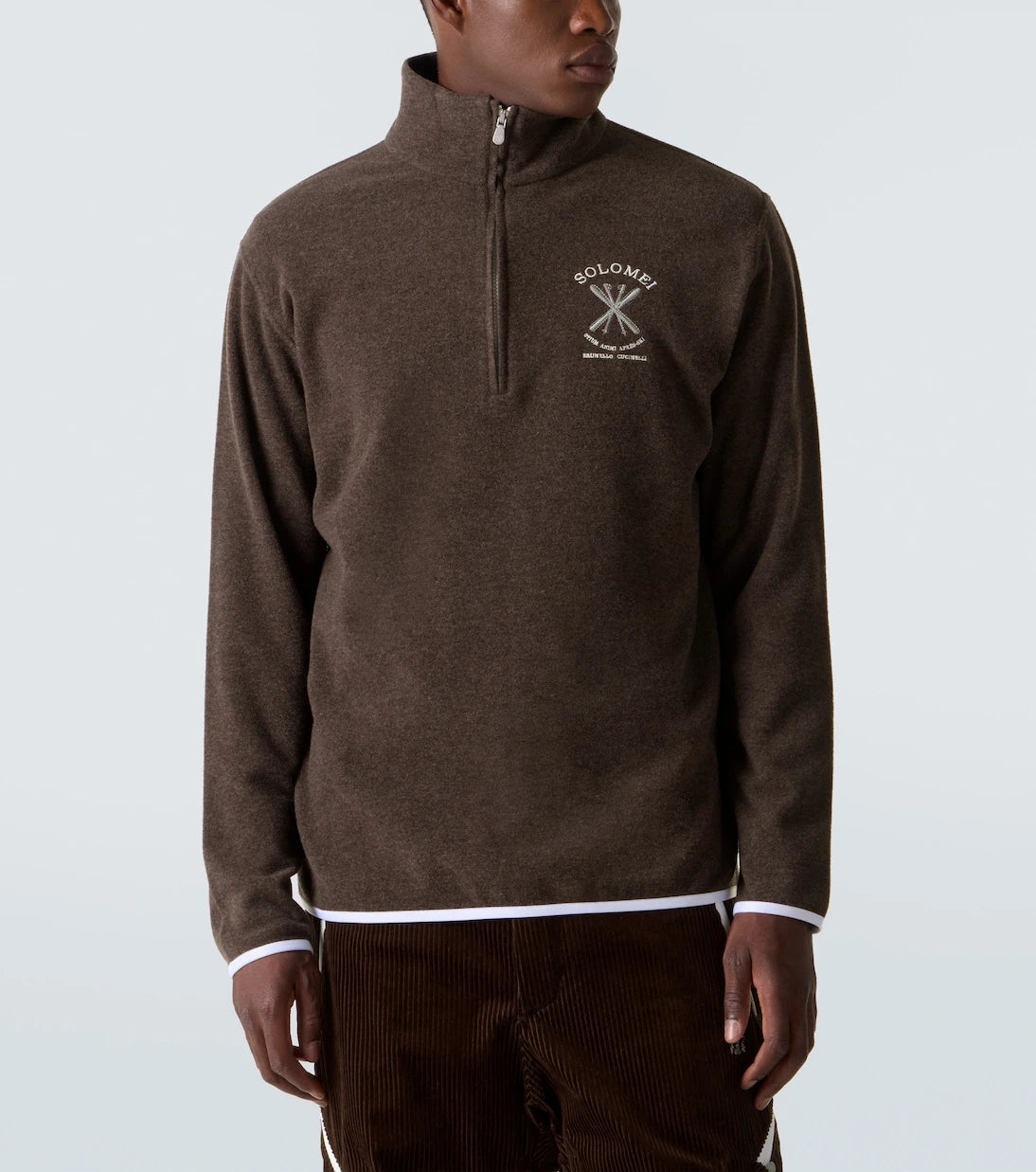 Brunello Cucinelli - Cashmere-blend half-zip sweater