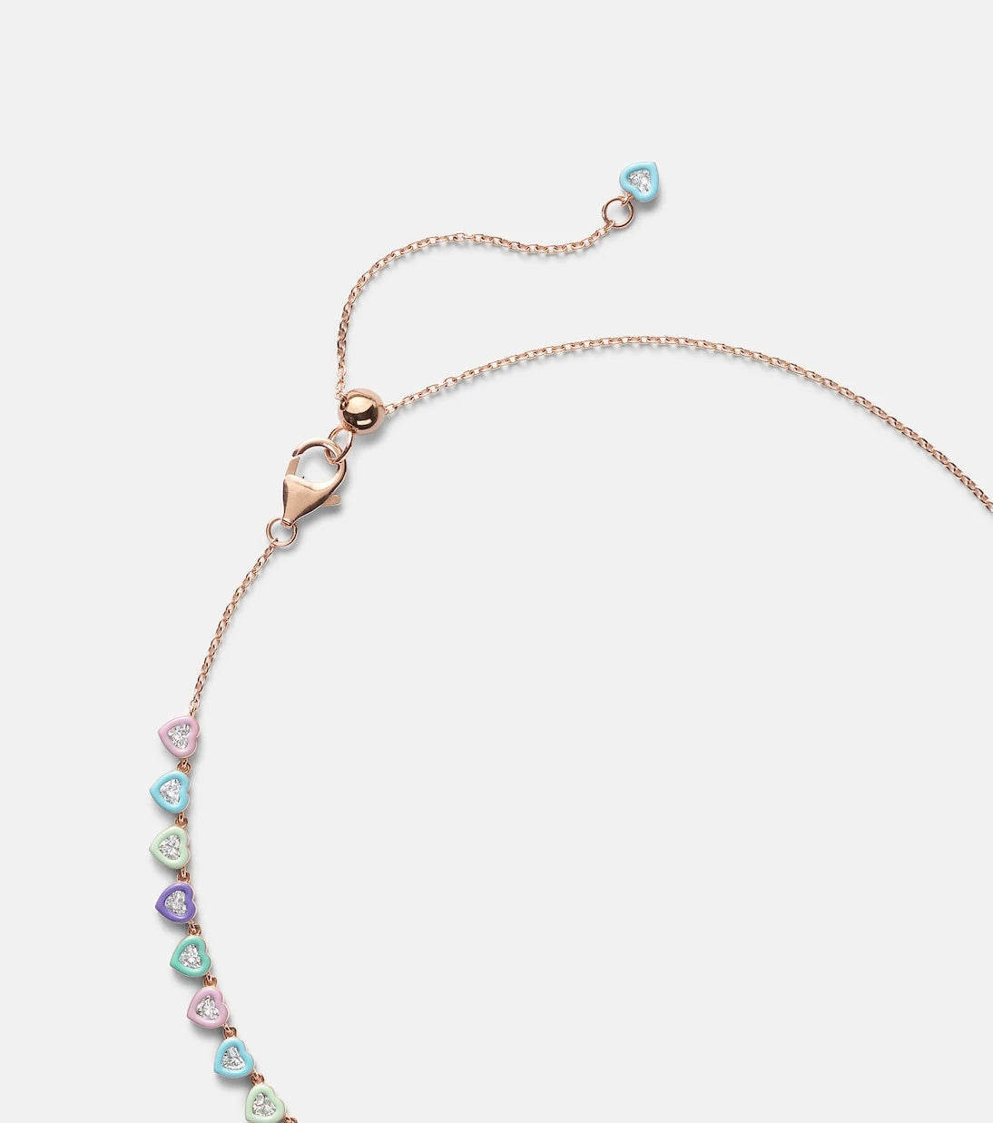 Kamyen - Candy Crush 18kt rose gold choker with diamonds