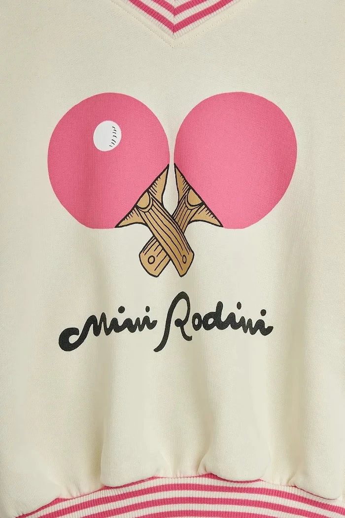 Mini Rodini суичър за деца от памук Table tennis