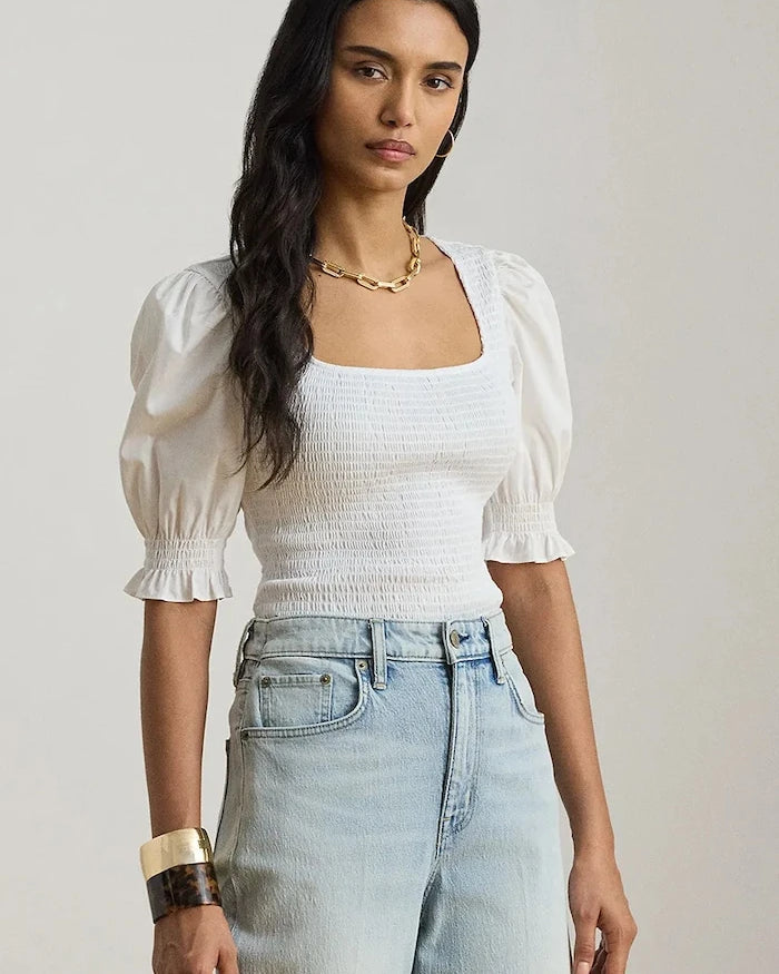 Lauren Ralph Lauren pamuklu kadın bluzu