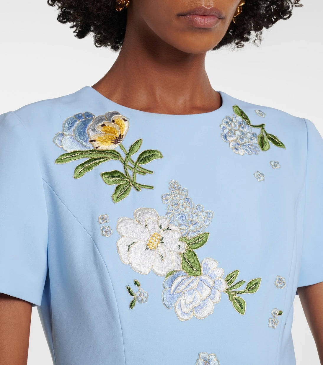 Carolina Herrera - Floral embroidered gown