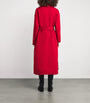 Fabiana Filippi Red Wool-Cashmere Wrap Coat