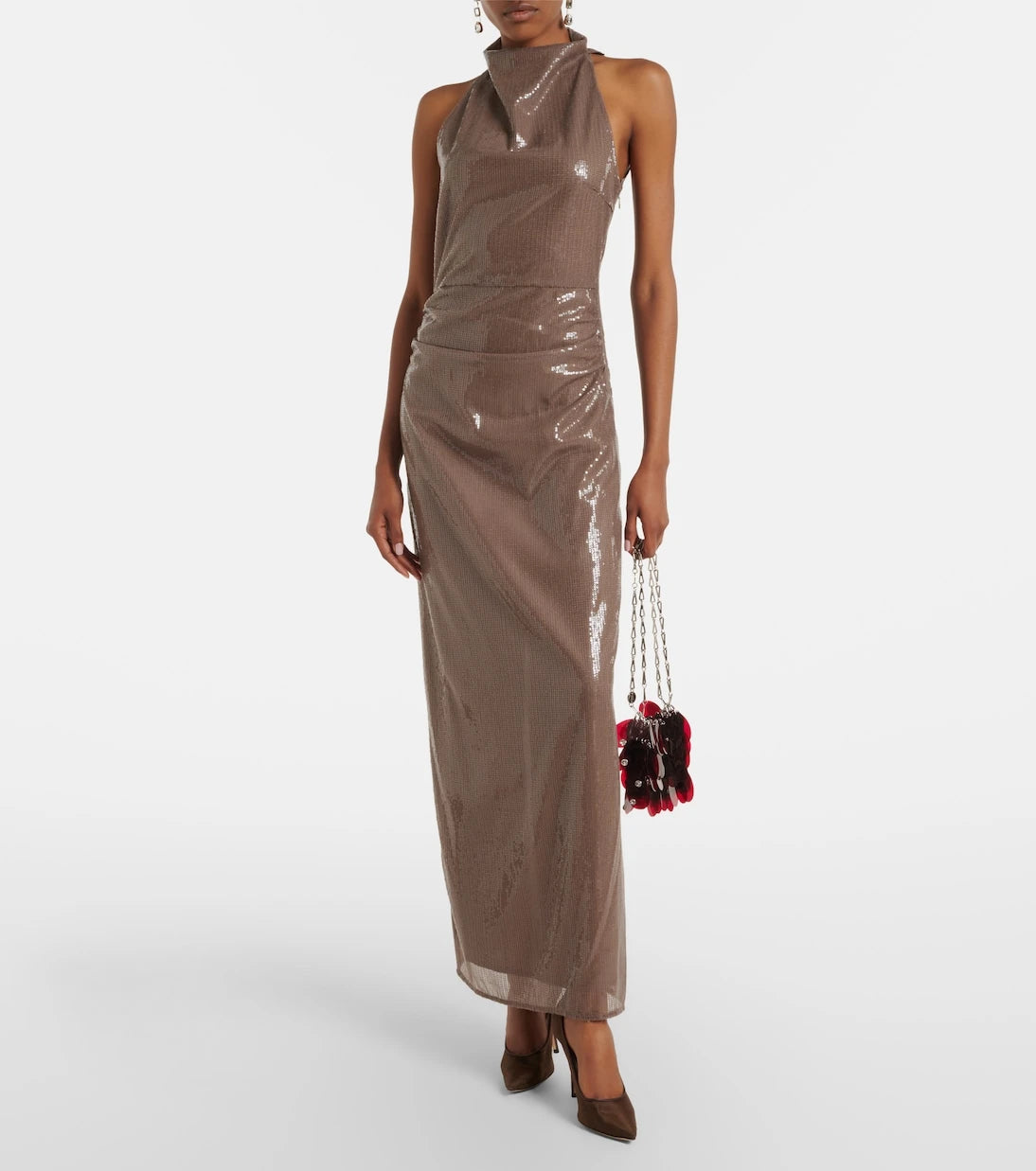 Rotate - Sequined maxi dress