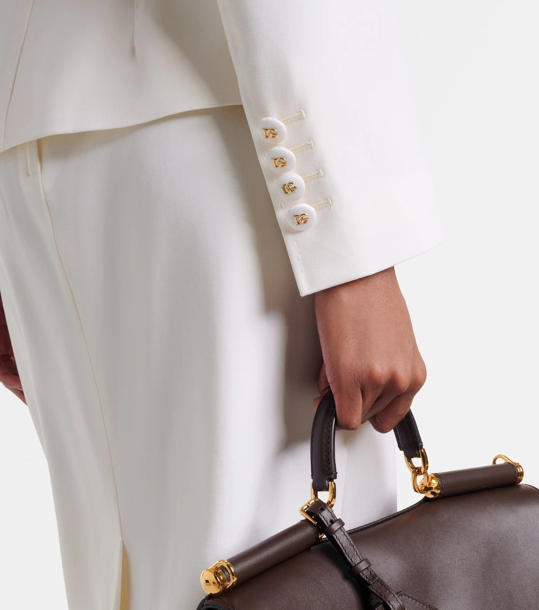 Dolce&Gabbana - جاكيت بليزر من مزيج الصوف بقصة صفين أزرار