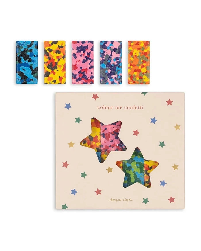 Konges Sløjd Çocuklar için Pasteller CONFETTI CRAYONS